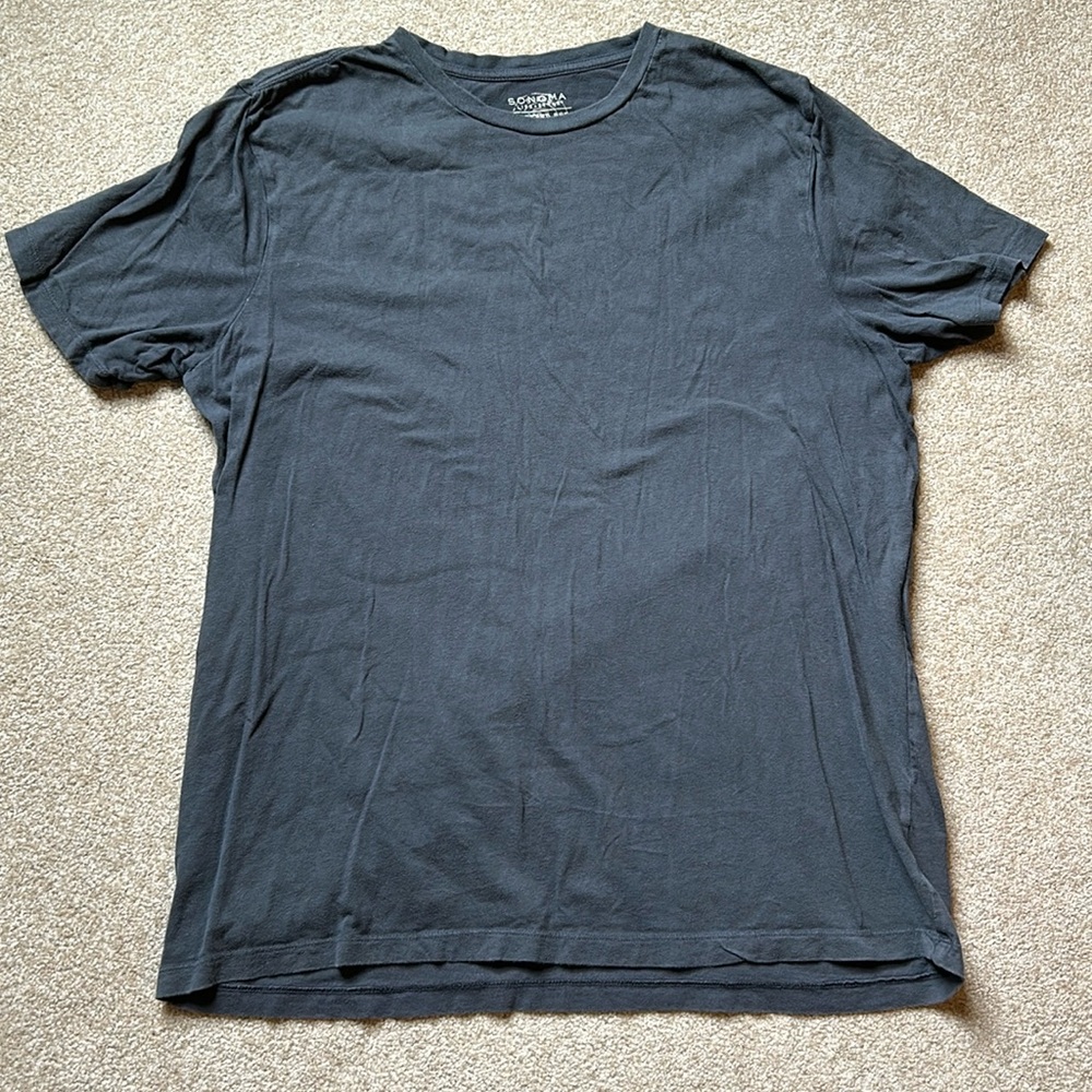 Sonoma charcoal gray weekend tee